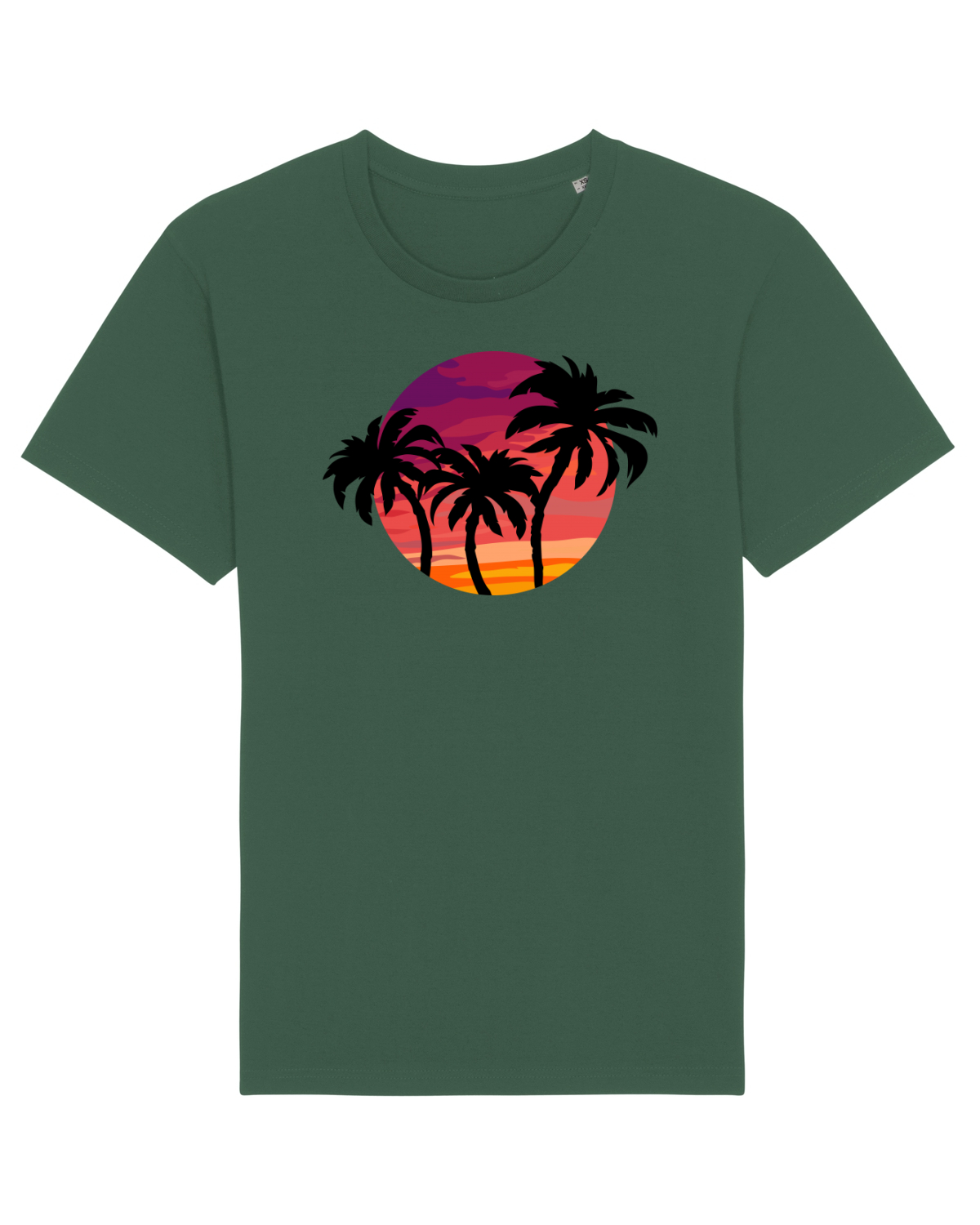 Tricou mânecă scurtă Unisex Rocker Bottle Green