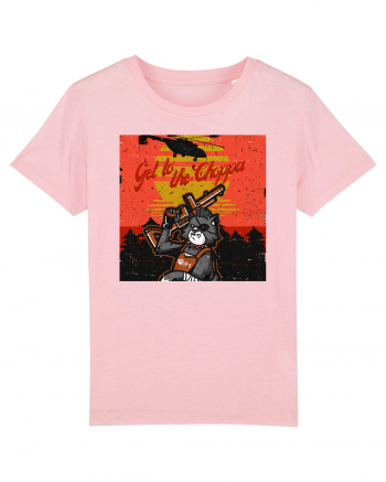 Get to the choppa Cat Cotton Pink