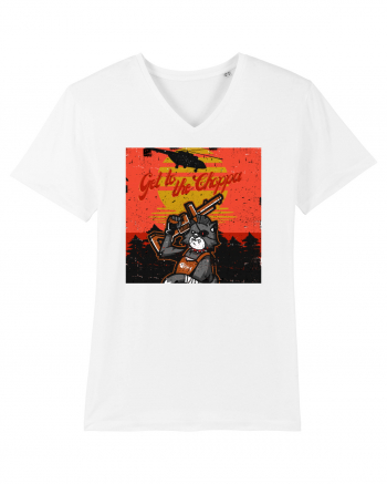 Get to the choppa Cat White