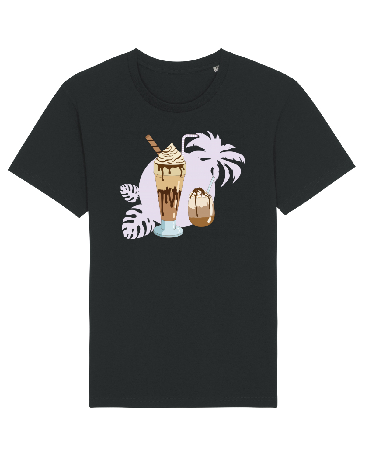 Tricou mânecă scurtă Unisex Rocker Black