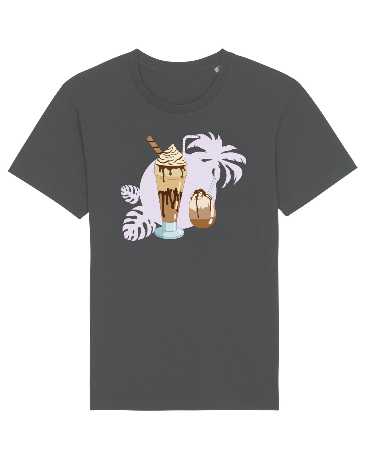 Tricou mânecă scurtă Unisex Rocker Anthracite