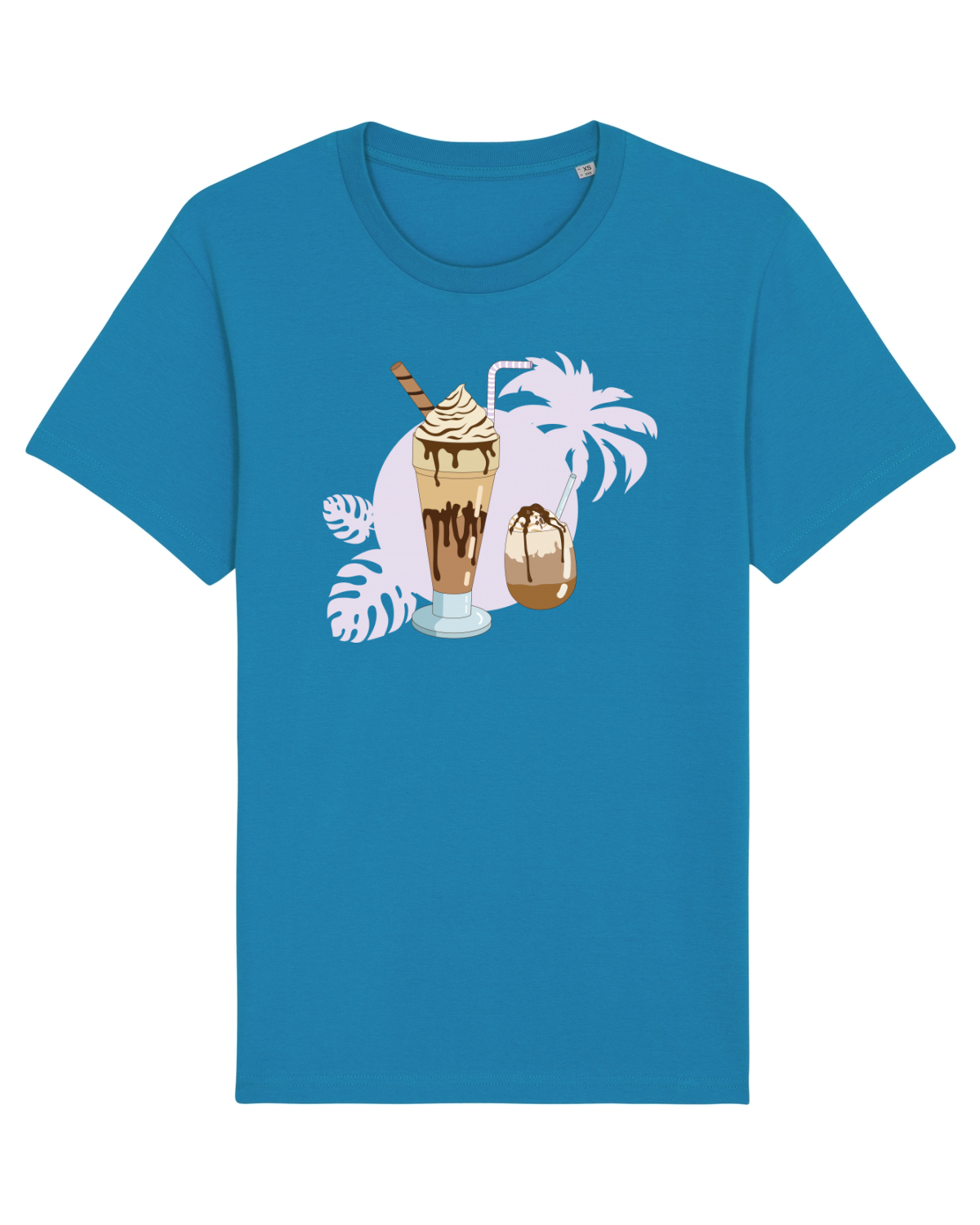 Tricou mânecă scurtă Unisex Rocker Azur