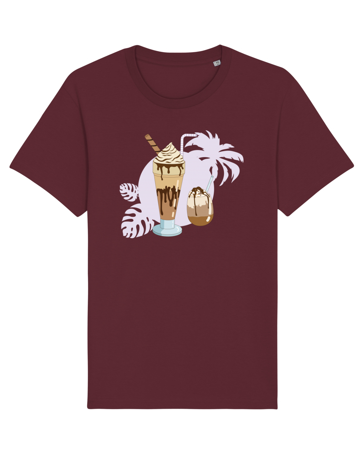Tricou mânecă scurtă Unisex Rocker Burgundy