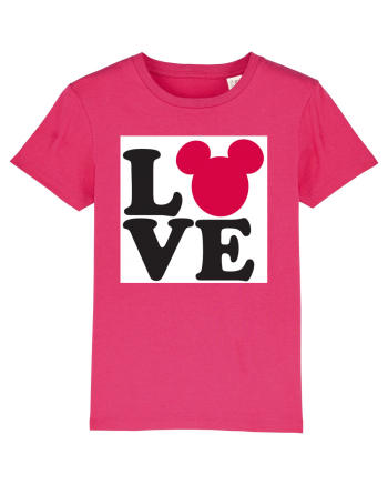 Tricou Mickey Mouse Love Raspberry