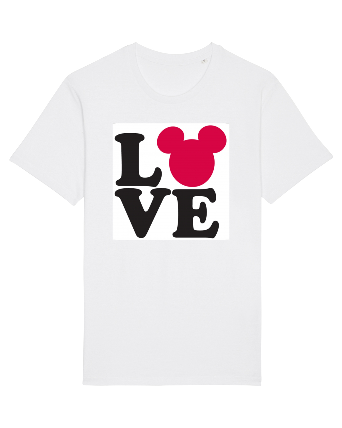Tricou mânecă scurtă Unisex Rocker White
