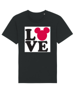 Tricou Mickey Mouse Love Tricou mânecă scurtă Unisex Rocker