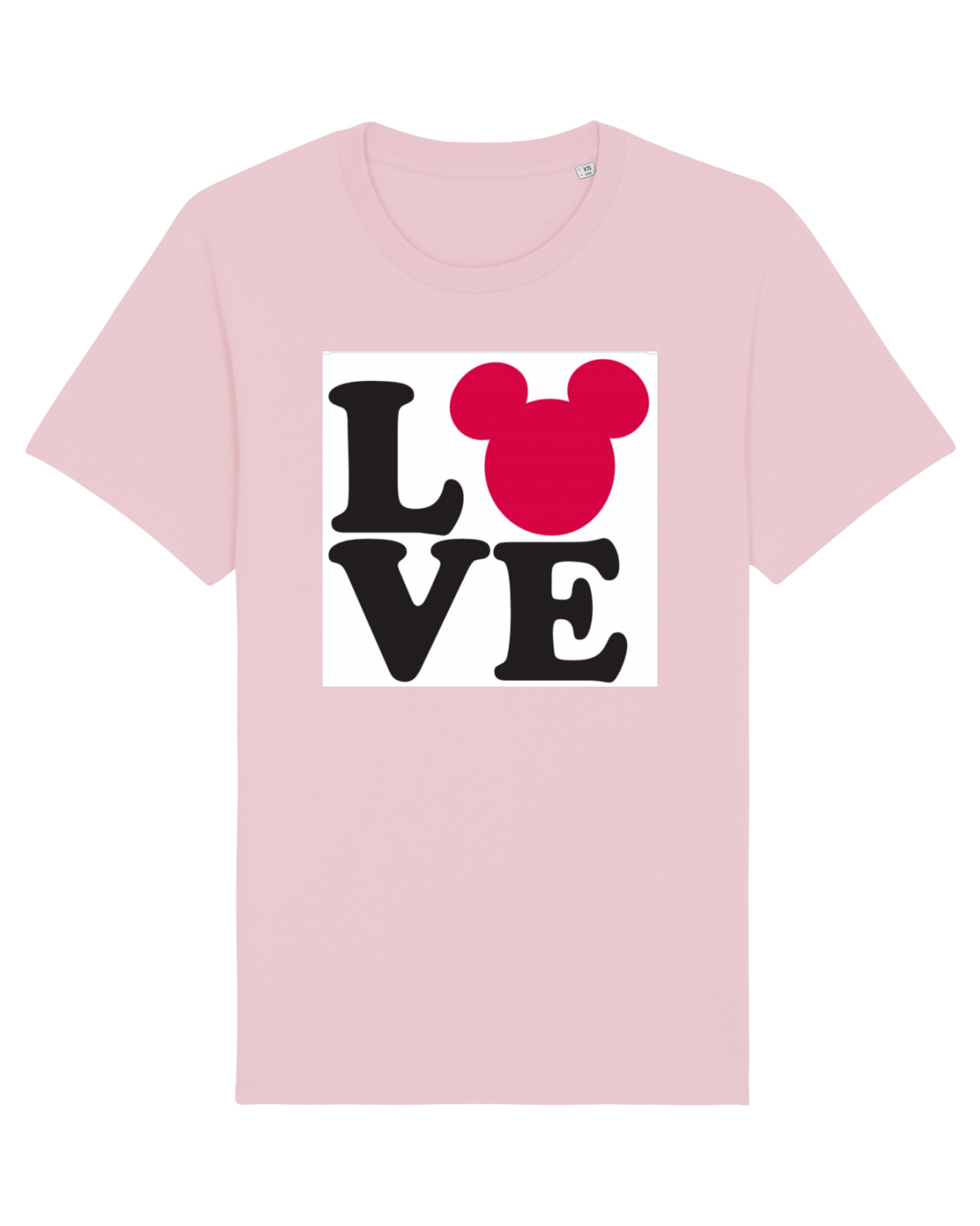 Tricou mânecă scurtă Unisex Rocker Cotton Pink