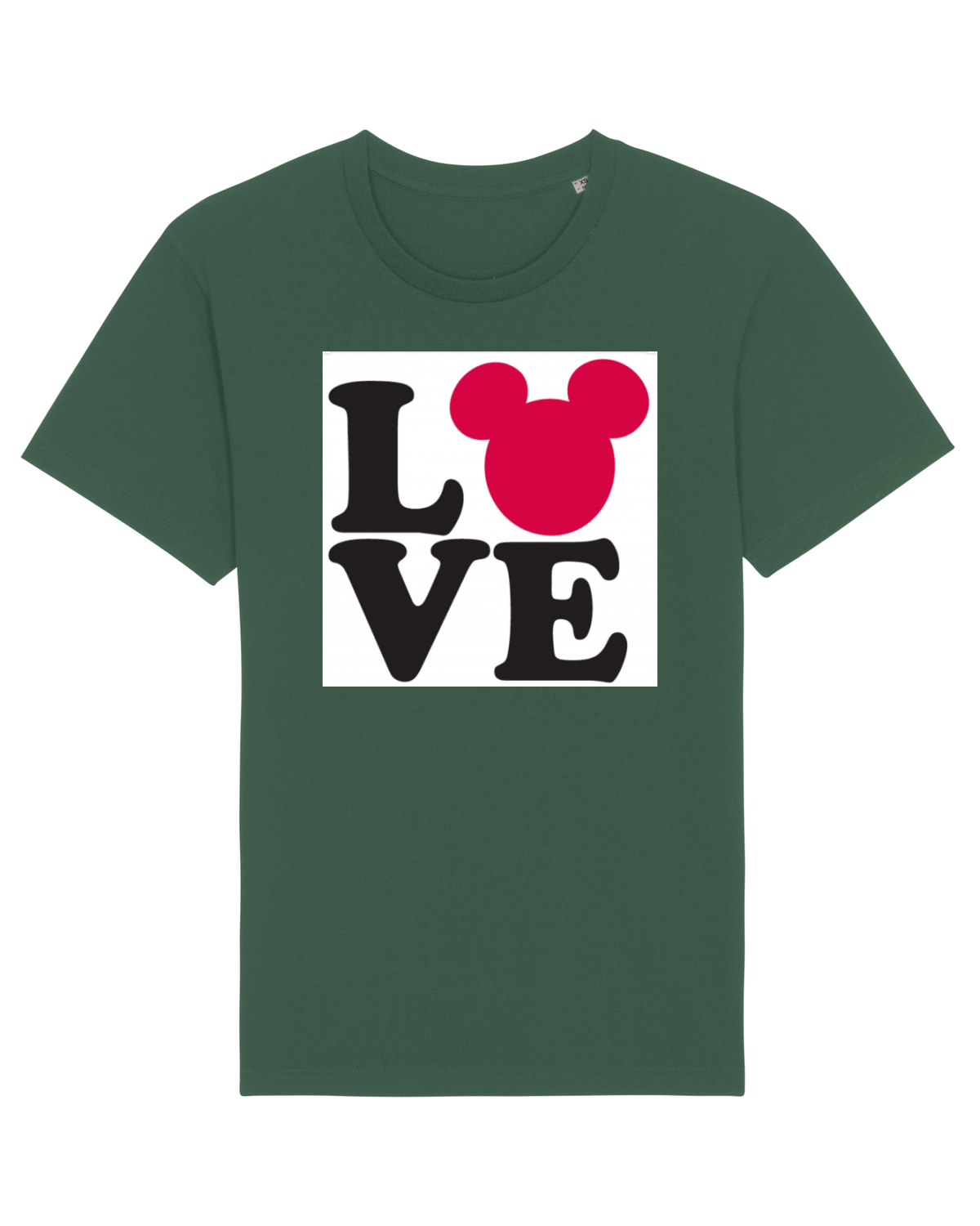 Tricou mânecă scurtă Unisex Rocker Bottle Green