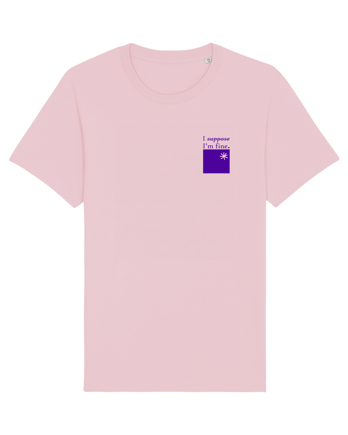 Tricou mânecă scurtă Unisex Rocker Cotton Pink