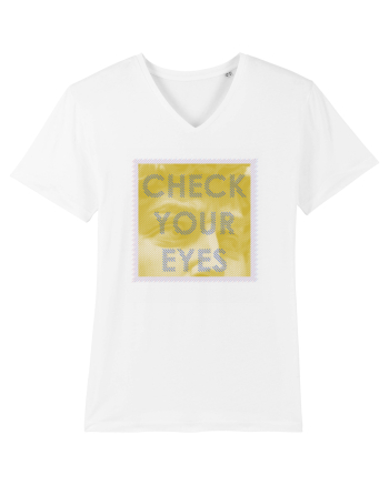 - check your eyes - White
