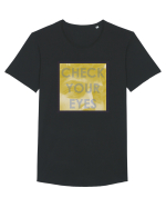 - check your eyes - Tricou mânecă scurtă guler larg Bărbat Skater