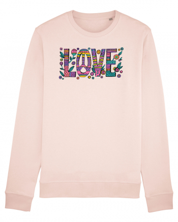 love peace hippie style Candy Pink