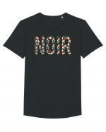 noir dark black Tricou mânecă scurtă guler larg Bărbat Skater