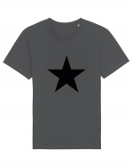 Black Star Tricou mânecă scurtă Unisex Rocker