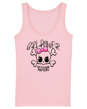 girl woman power Cotton Pink