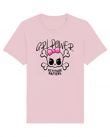 girl woman power Cotton Pink