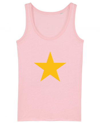 Yellow/Gold Star Cotton Pink