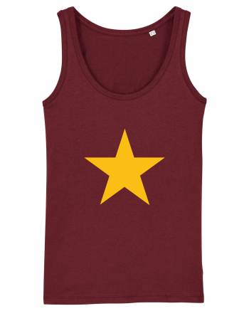 Yellow/Gold Star Burgundy