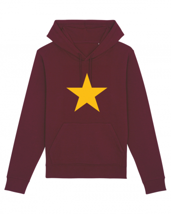 Yellow/Gold Star Burgundy