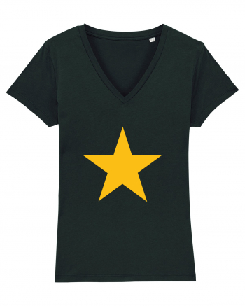 Yellow/Gold Star Black