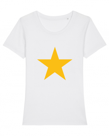 Yellow/Gold Star White