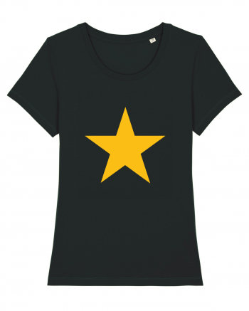 Yellow/Gold Star Black