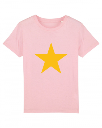 Yellow/Gold Star Cotton Pink