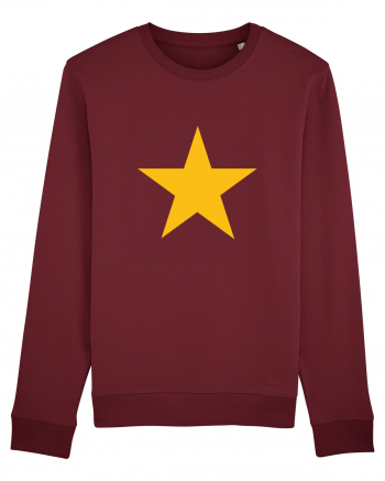 Yellow/Gold Star Burgundy