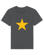 Yellow/Gold Star Tricou mânecă scurtă Unisex Rocker