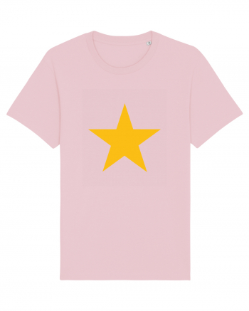 Yellow/Gold Star Cotton Pink