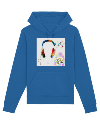 Tricou headphones colorful Royal Blue