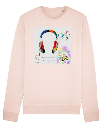 Tricou headphones colorful Candy Pink