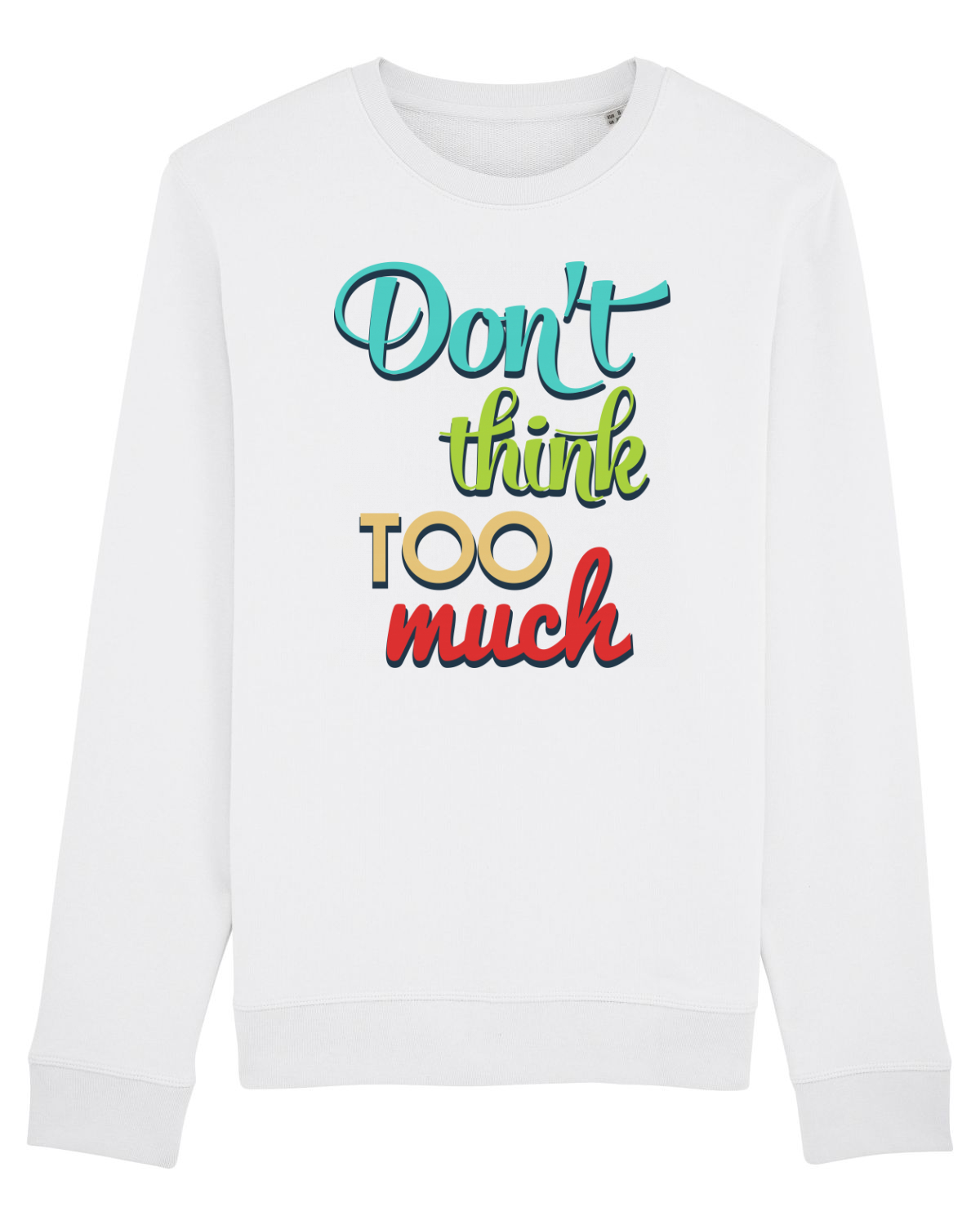 Bluză mânecă lungă Unisex Rise White