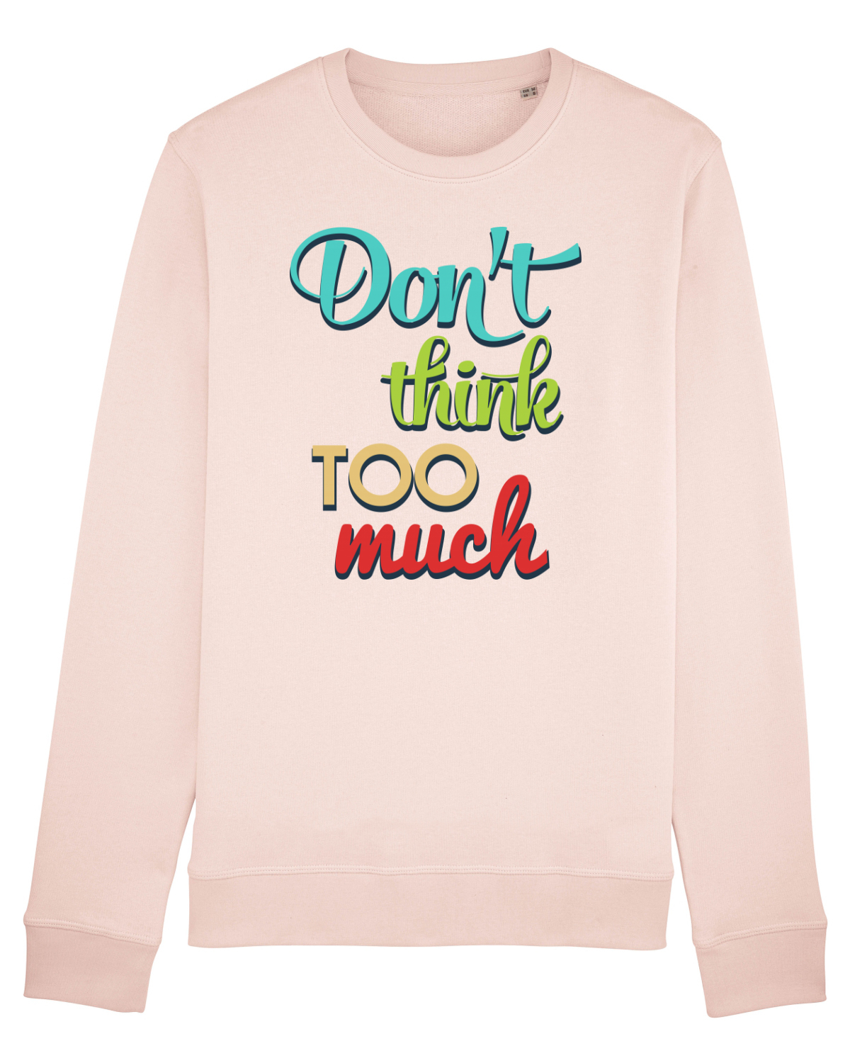 Bluză mânecă lungă Unisex Rise Candy Pink