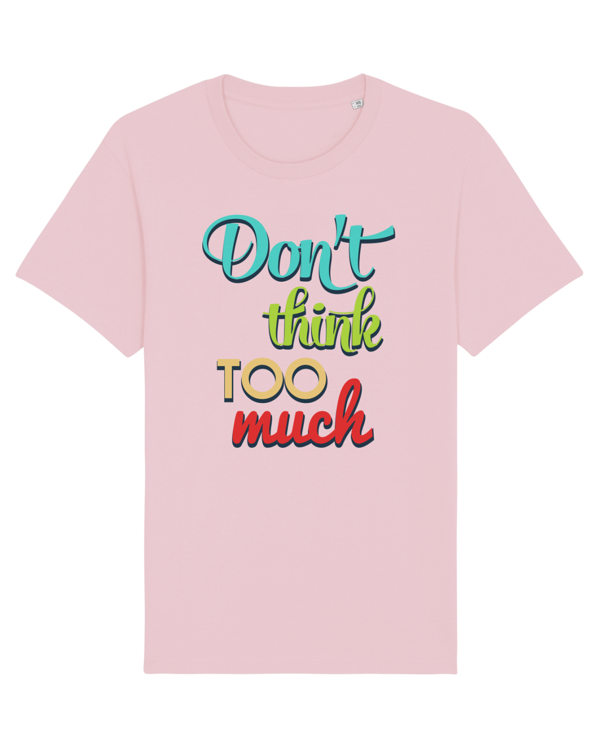 Tricou mânecă scurtă Unisex Rocker Cotton Pink