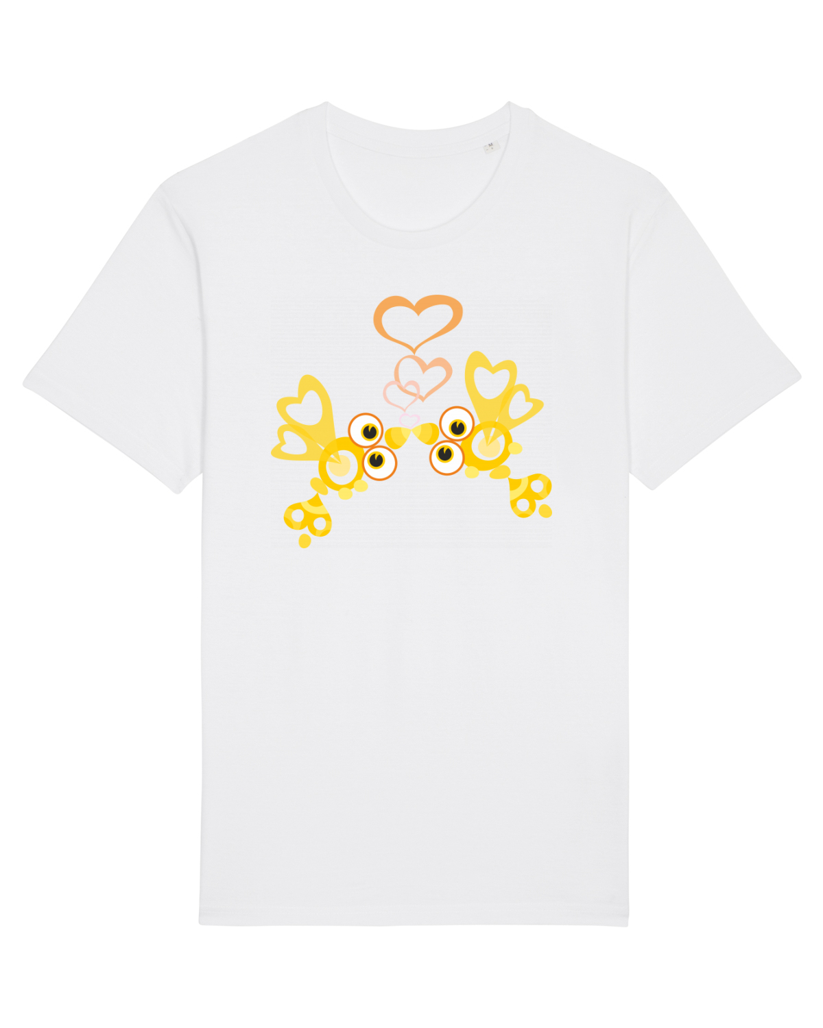 Tricou mânecă scurtă Unisex Rocker White