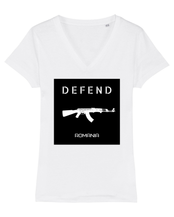 Defend Romania White