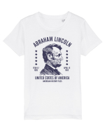 abraham lincoln united states america Tricou mânecă scurtă  Copii Mini Creator