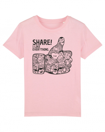 like social media Cotton Pink