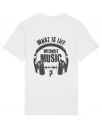 music is life Tricou mânecă scurtă Unisex Rocker