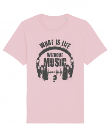 music is life Cotton Pink