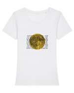HUSTLE Tricou mânecă scurtă guler larg fitted Damă Expresser