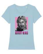 Never Mind - Bad Day Tricou mânecă scurtă guler larg fitted Damă Expresser