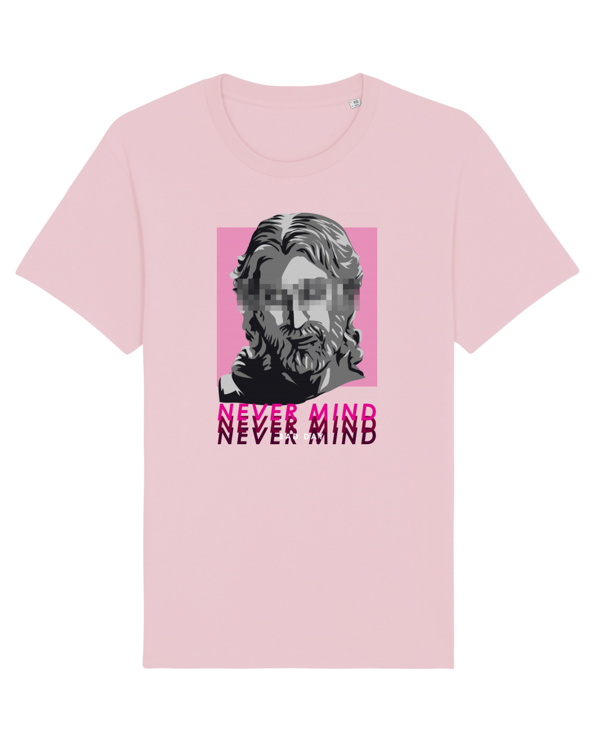 Tricou mânecă scurtă Unisex Rocker Cotton Pink