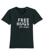 Free Hugs (for dogs) Tricou mânecă scurtă guler V Bărbat Presenter