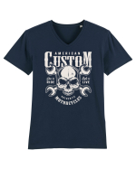 custom motorcycles biker Tricou mânecă scurtă guler V Bărbat Presenter