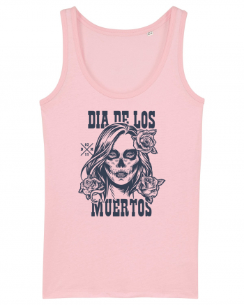 dia muertos day dead Cotton Pink