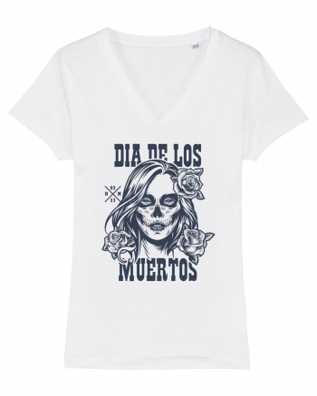 dia muertos day dead White