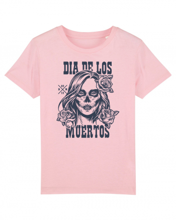 dia muertos day dead Cotton Pink