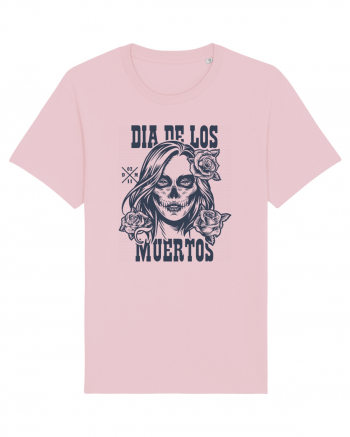 dia muertos day dead Cotton Pink